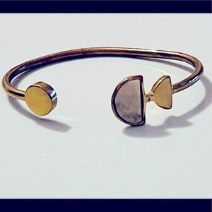 Sseko Brass and Resin Cuff Bangle